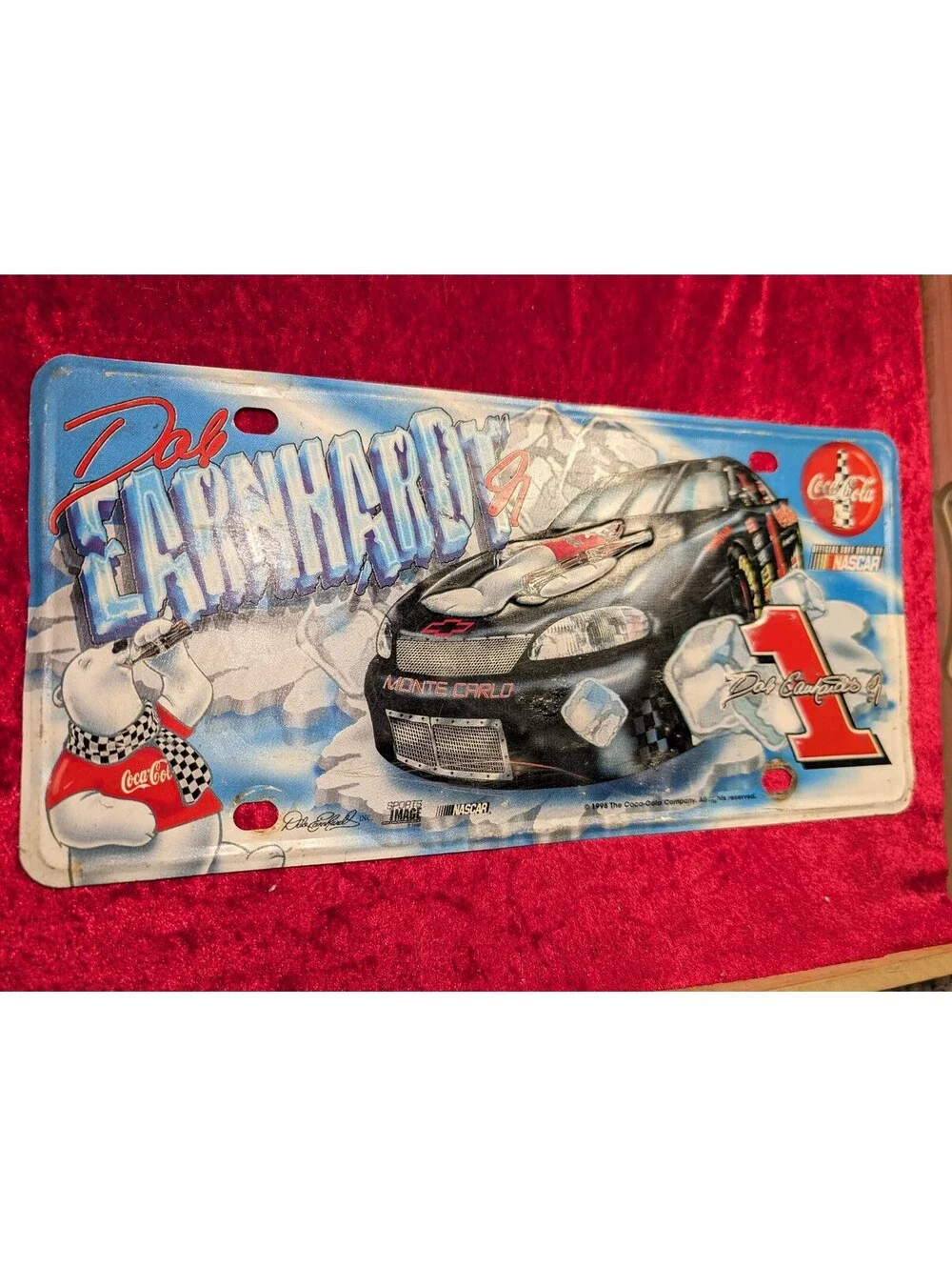 Dob Earnhardt Jr. NASCAR Monte Carlo License Plate